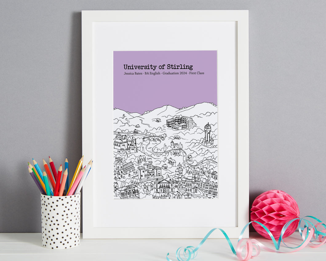 Personalised University of Stirling Graduation Gift