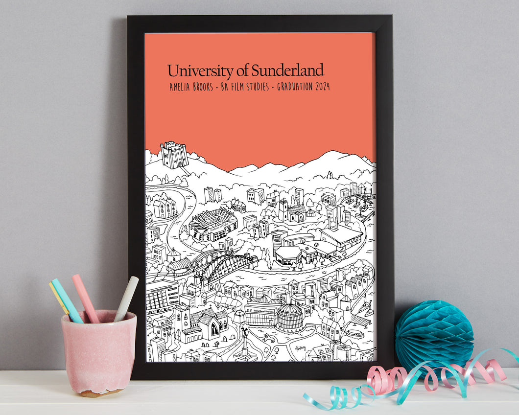 Personalised University of Sunderland Graduation Gift