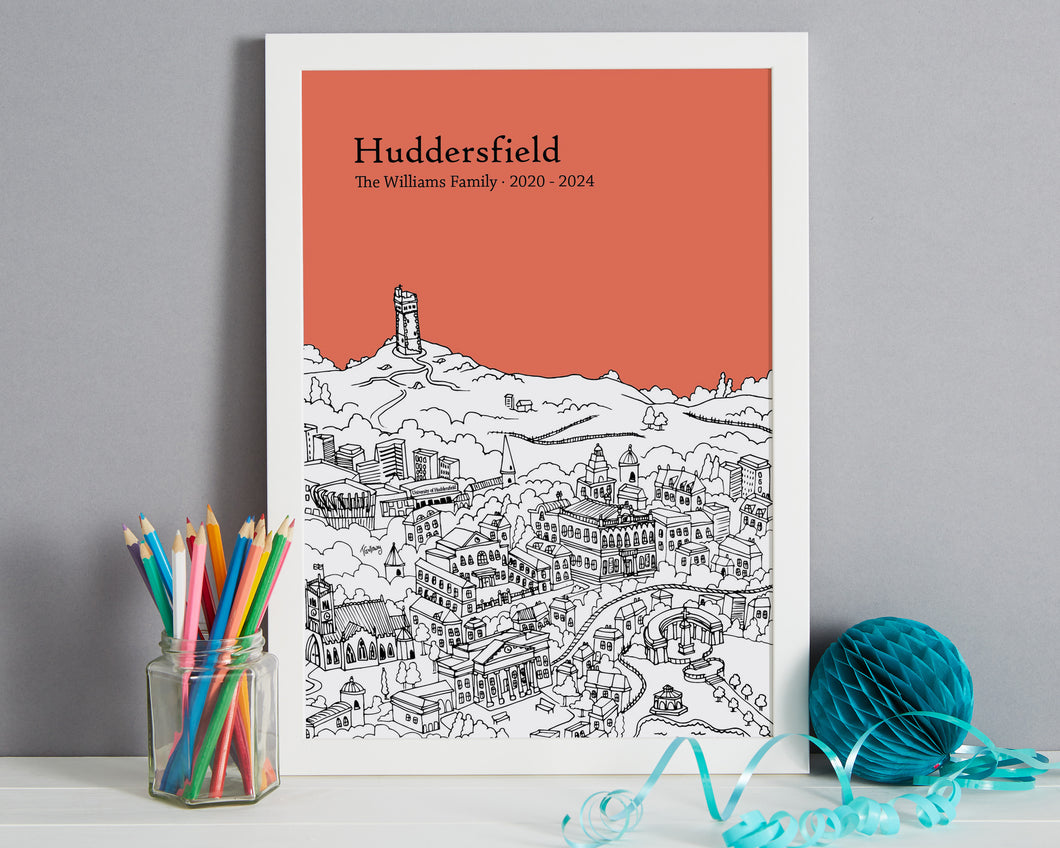Personalised Huddersfield Print