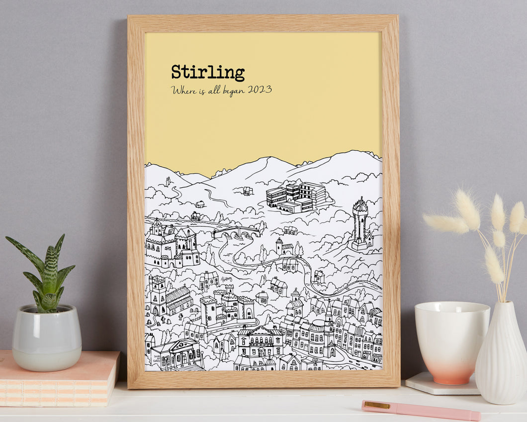 Personalised Stirling Print