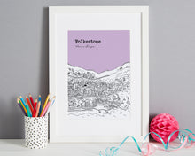Load image into Gallery viewer, Personalised Folkestone Print
