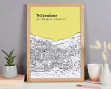 Load image into Gallery viewer, Personalised Folkestone Print
