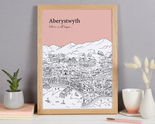 Load image into Gallery viewer, Personalised Aberystwyth Print
