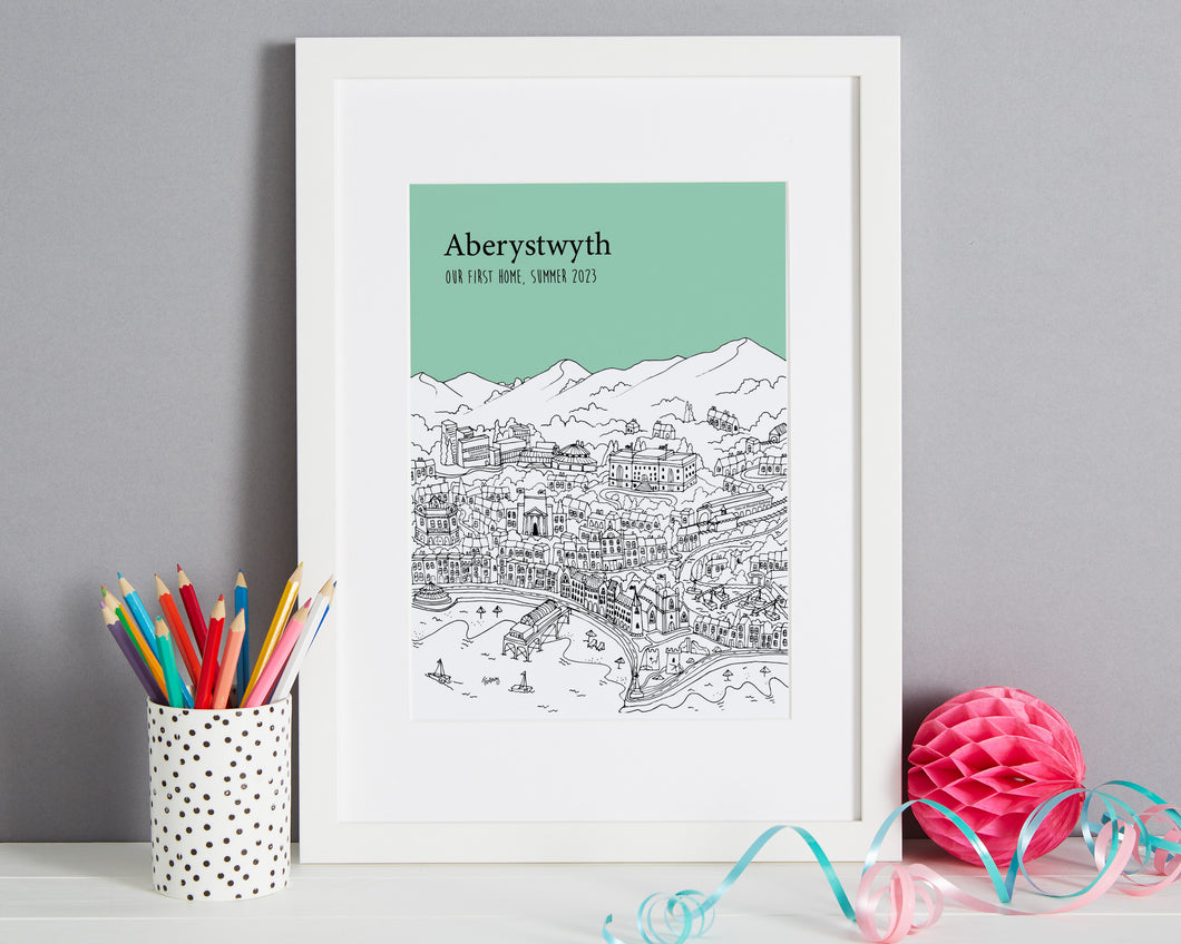 Personalised Aberystwyth Print