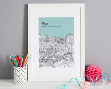 Load image into Gallery viewer, Personalised Riga Print
