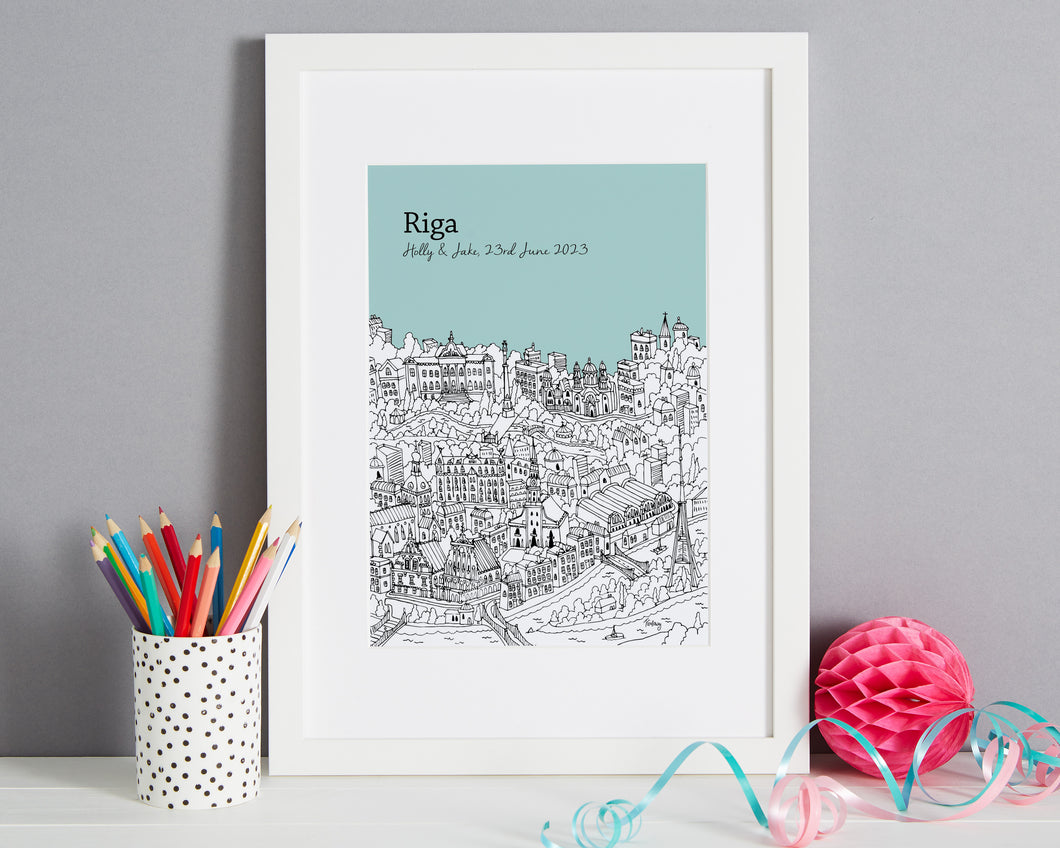 Personalised Riga Print