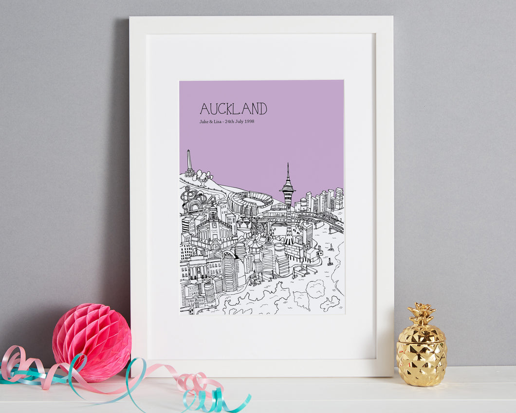 Personalised Auckland Print-1