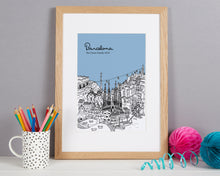 Load image into Gallery viewer, Personalised Barcelona Print
