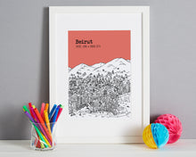 Load image into Gallery viewer, Personalised Beirut Print-1
