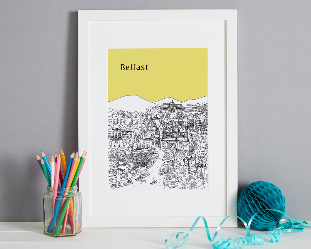 Personalised Belfast Print