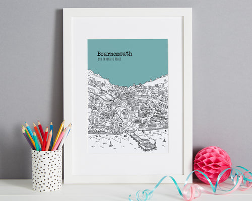 Personalised Bournemouth Print-1