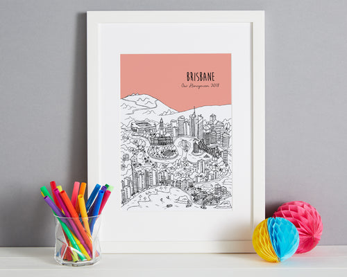 Personalised Brisbane Print-1
