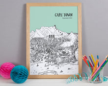 Load image into Gallery viewer, Personalised Cape Town Print
