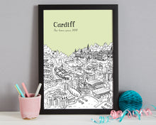 Load image into Gallery viewer, Personalised Cardiff Print-4
