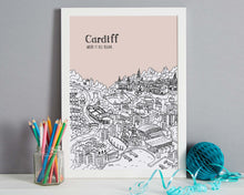 Load image into Gallery viewer, Personalised Cardiff Print-3
