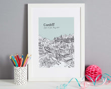 Load image into Gallery viewer, Personalised Cardiff Print-1
