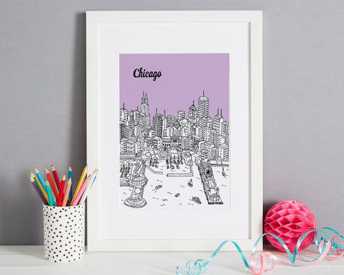 Personalised Chicago Print-1
