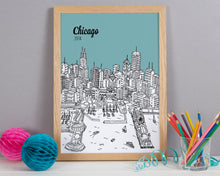 Load image into Gallery viewer, Personalised Chicago Print
