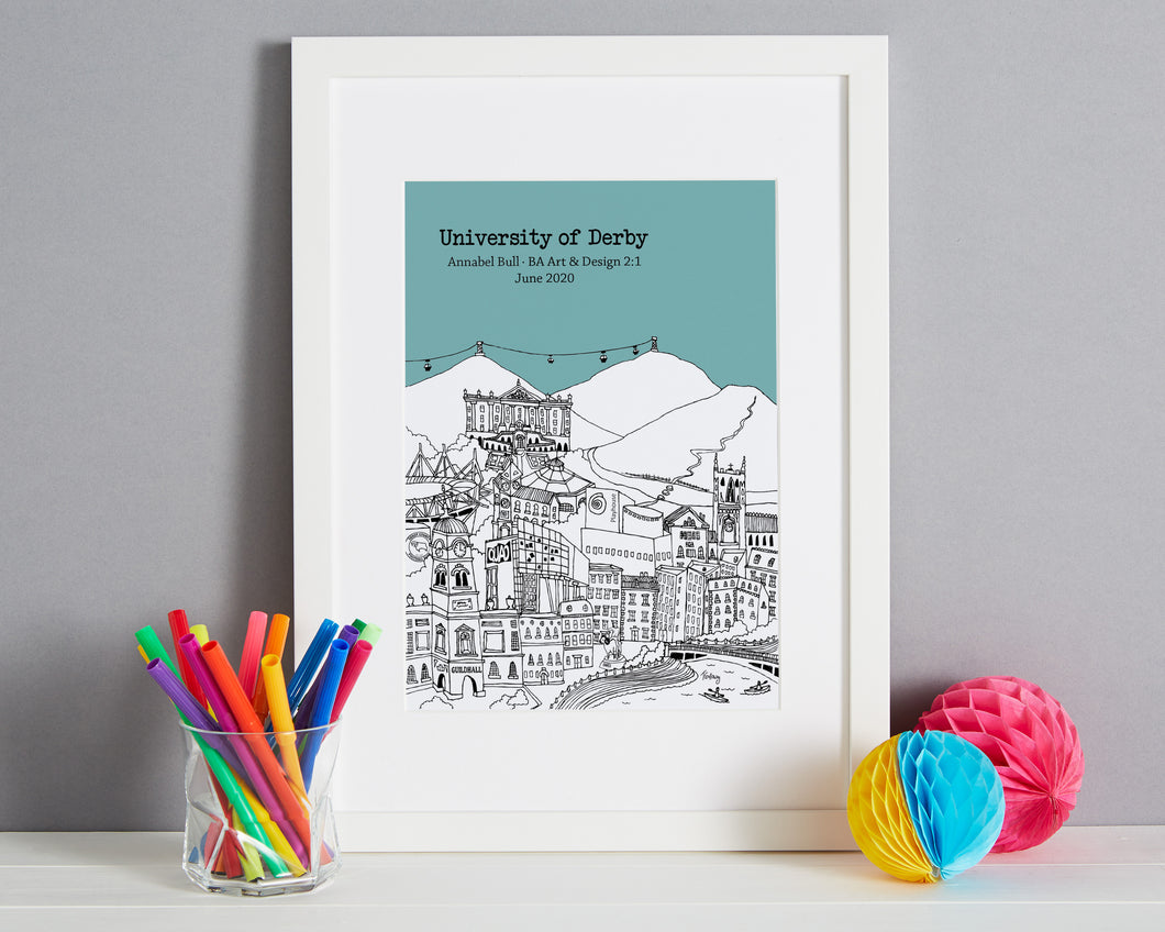 Personalised Derby Graduation Gift