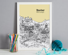 Load image into Gallery viewer, Personalised Exeter Print-5
