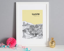 Load image into Gallery viewer, Personalised Glasgow Print-4
