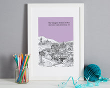 Load image into Gallery viewer, Personalised Glasgow Print-3

