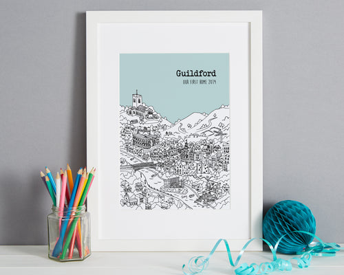 Personalised Guildford Print-1