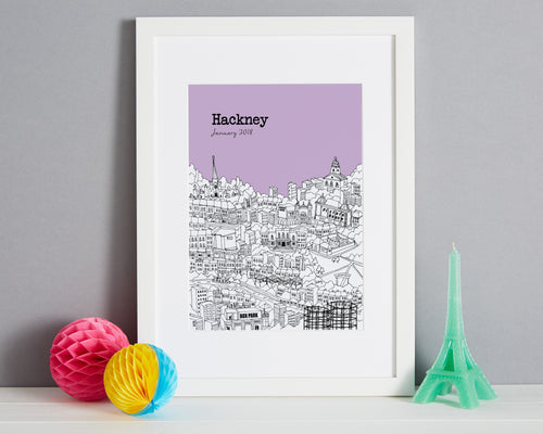 Personalised Hackney Print-1