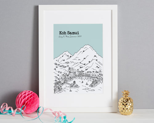 Personalised Koh Samui Print-1