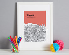 Load image into Gallery viewer, Personalised Madrid Print-6
