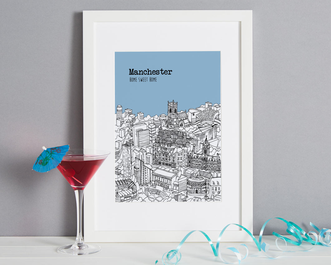 Personalised Manchester Print-1