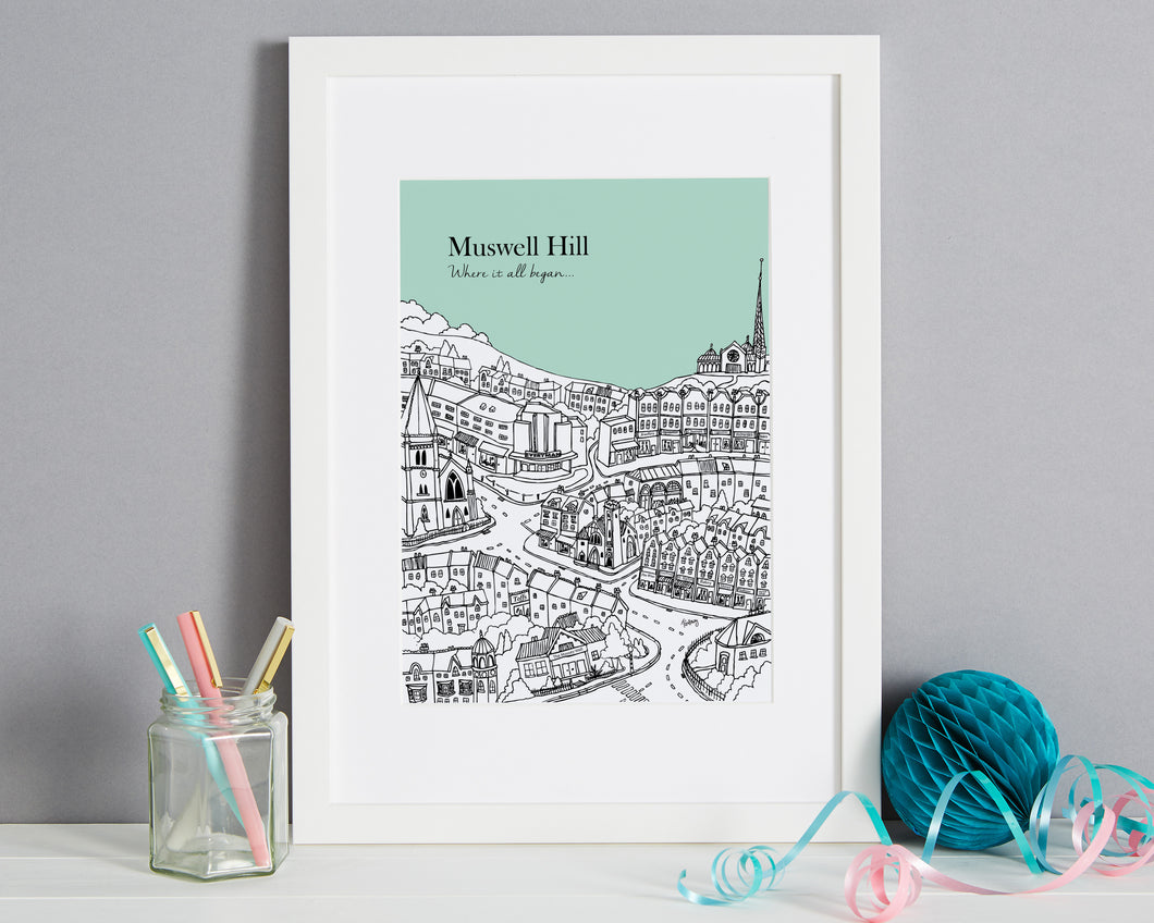 Personalised Muswell Hill Print-1