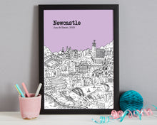 Load image into Gallery viewer, Personalised Newcastle Print-4
