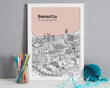 Load image into Gallery viewer, Personalised Newcastle Print-3
