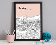 Load image into Gallery viewer, Personalised Norwich Print-6
