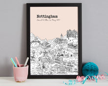 Load image into Gallery viewer, Personalised Nottingham Print-3

