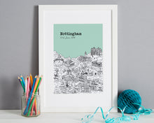 Load image into Gallery viewer, Personalised Nottingham Print-1
