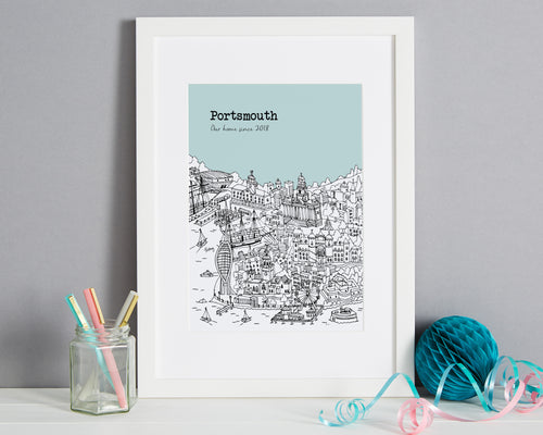 Personalised Portsmouth Print-1