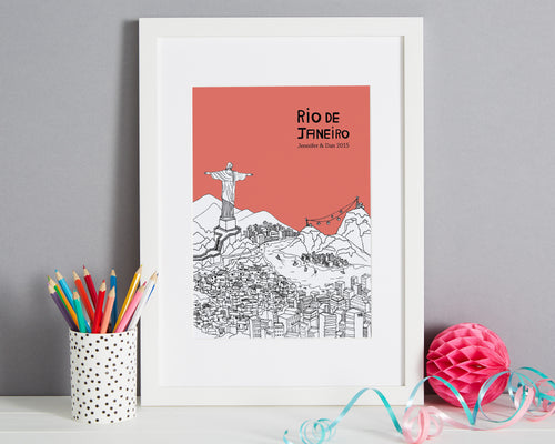 Personalised Rio de Janeiro Print-1