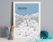 Load image into Gallery viewer, Personalised Santorini Print-6
