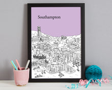 Load image into Gallery viewer, Personalised Southampton Print-3
