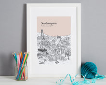 Load image into Gallery viewer, Personalised Southampton Print-1
