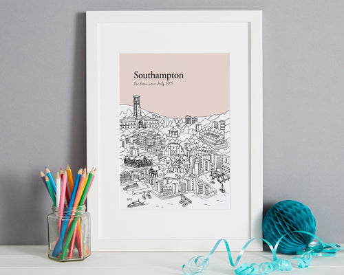 Personalised Southampton Print-1