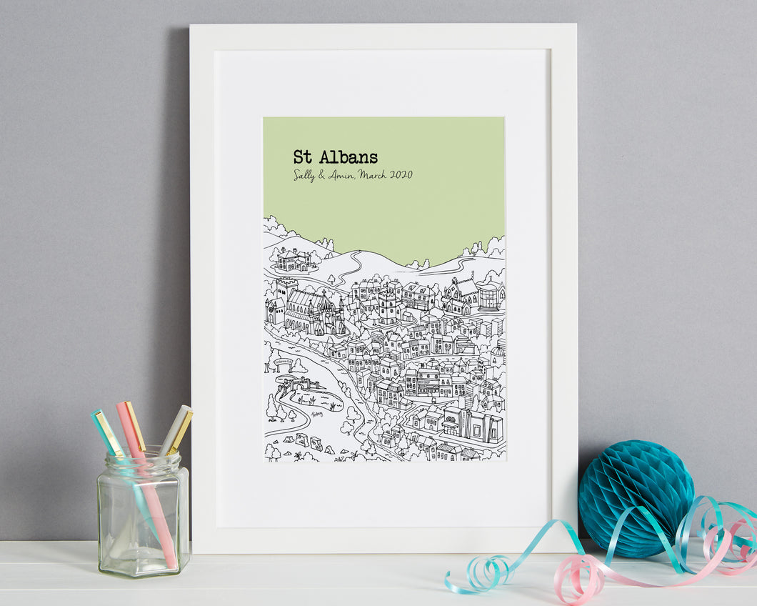 Personalised St Albans Print-1