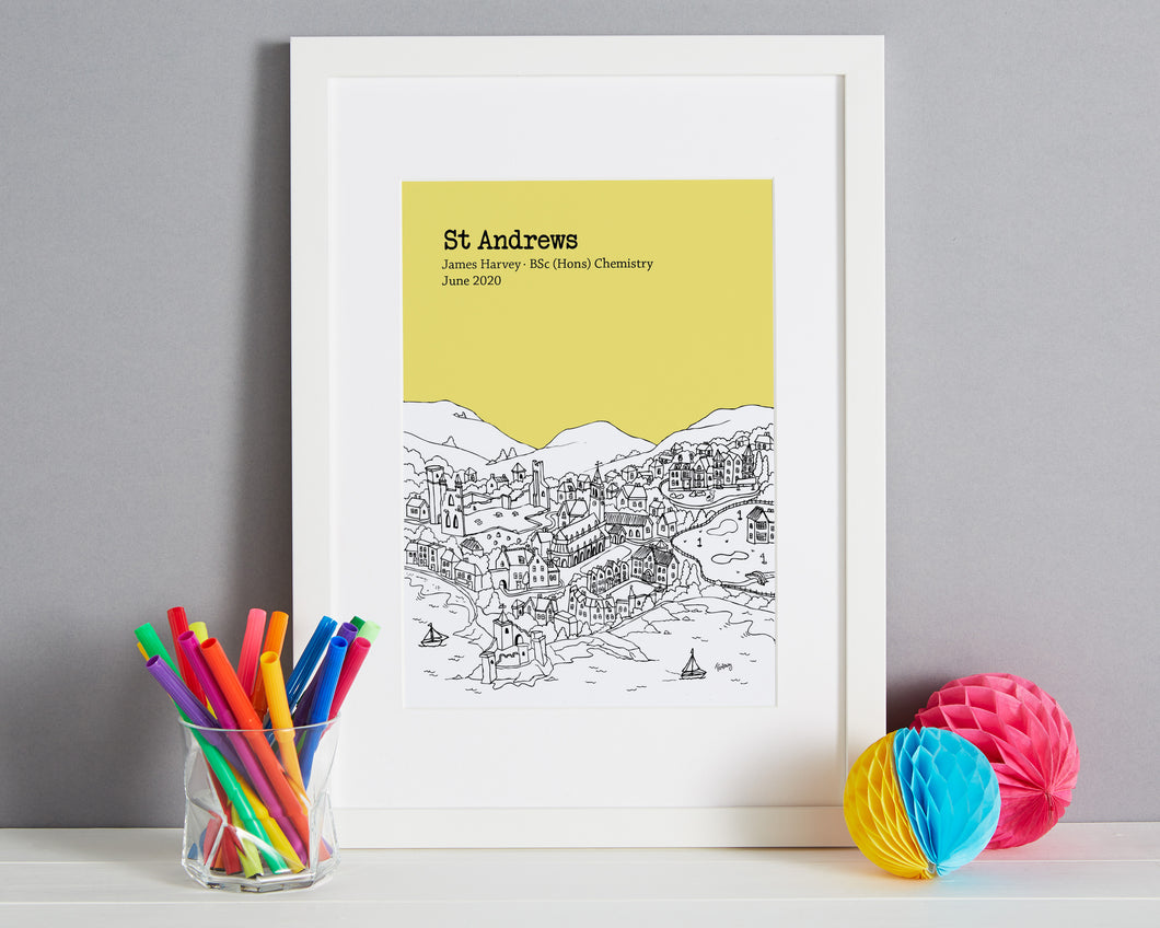 Personalised St Andrews Graduation Gift