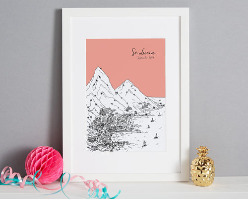 Personalised St Lucia Print-1