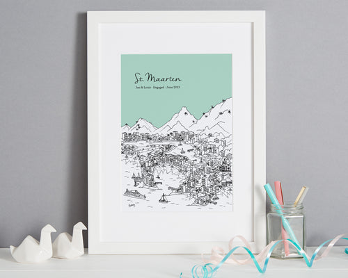 Personalised St Maarten Print-1