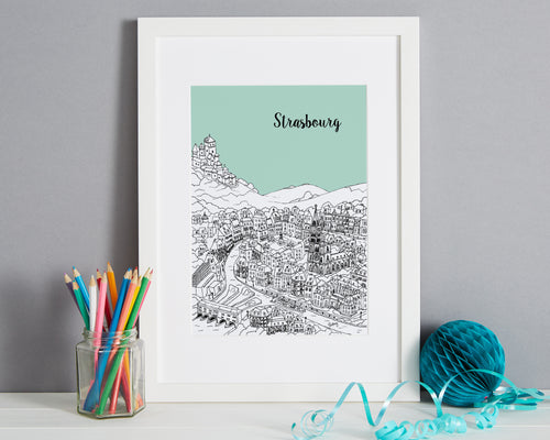 Personalised Strasbourg Print-1