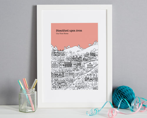 Personalised Stratford upon Avon Print-1
