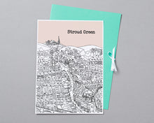Load image into Gallery viewer, Personalised Stroud Green Print-4
